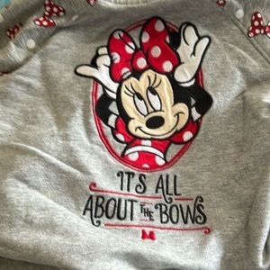 Disneyland Minnie Mouse sweater zip up 2t